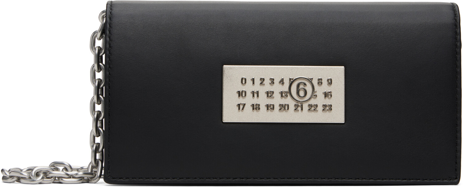 

Сумка-кошелек с цифровой цепочкой MM6 Maison Margiela, черный