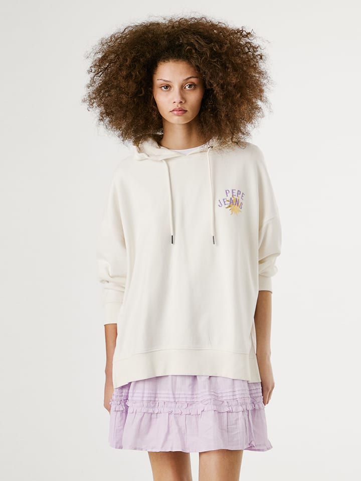 

Толстовка с капюшоном Pepe Jeans, белый