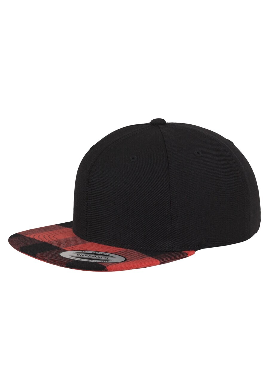 

Бейсболка Flexfit Cap Checked Flanell Peak, черный