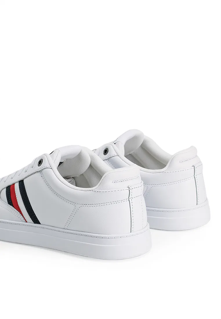 Кроссовки, кожаные, Icon Signature Tape Court, Tommy Hilfiger, белый/мультиколор — фото 3