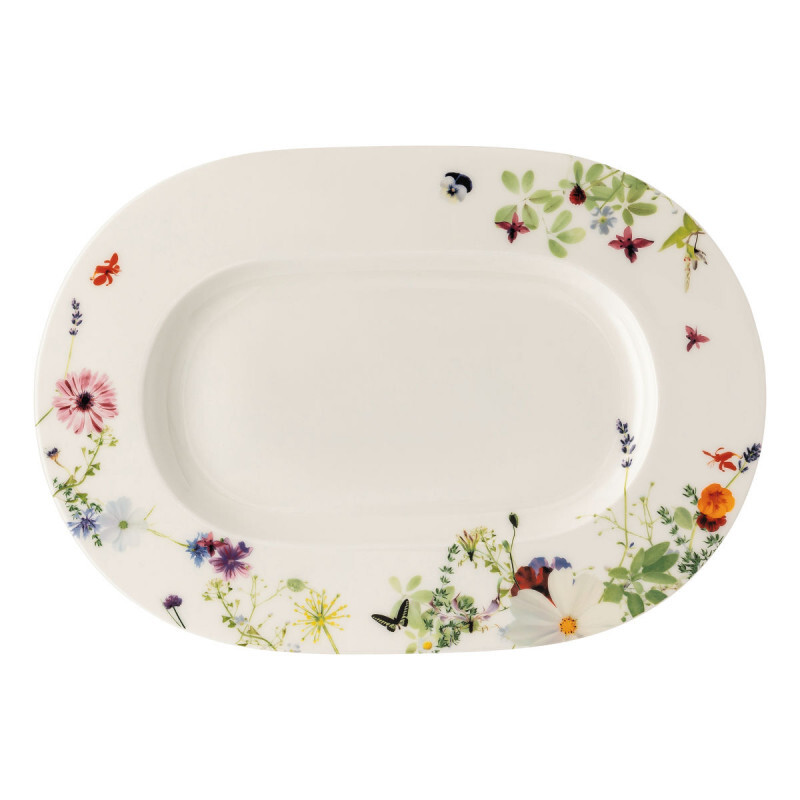 

Тарелка Brillance Grand Air 34x24 см Rosenthal, красочный