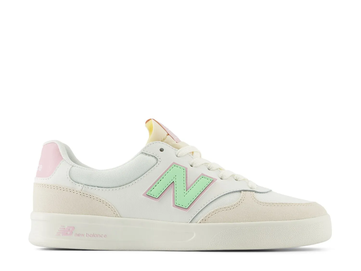 Кроссовки CT300 v3 Court Sneaker New Balance, белый/розовый — фото 3