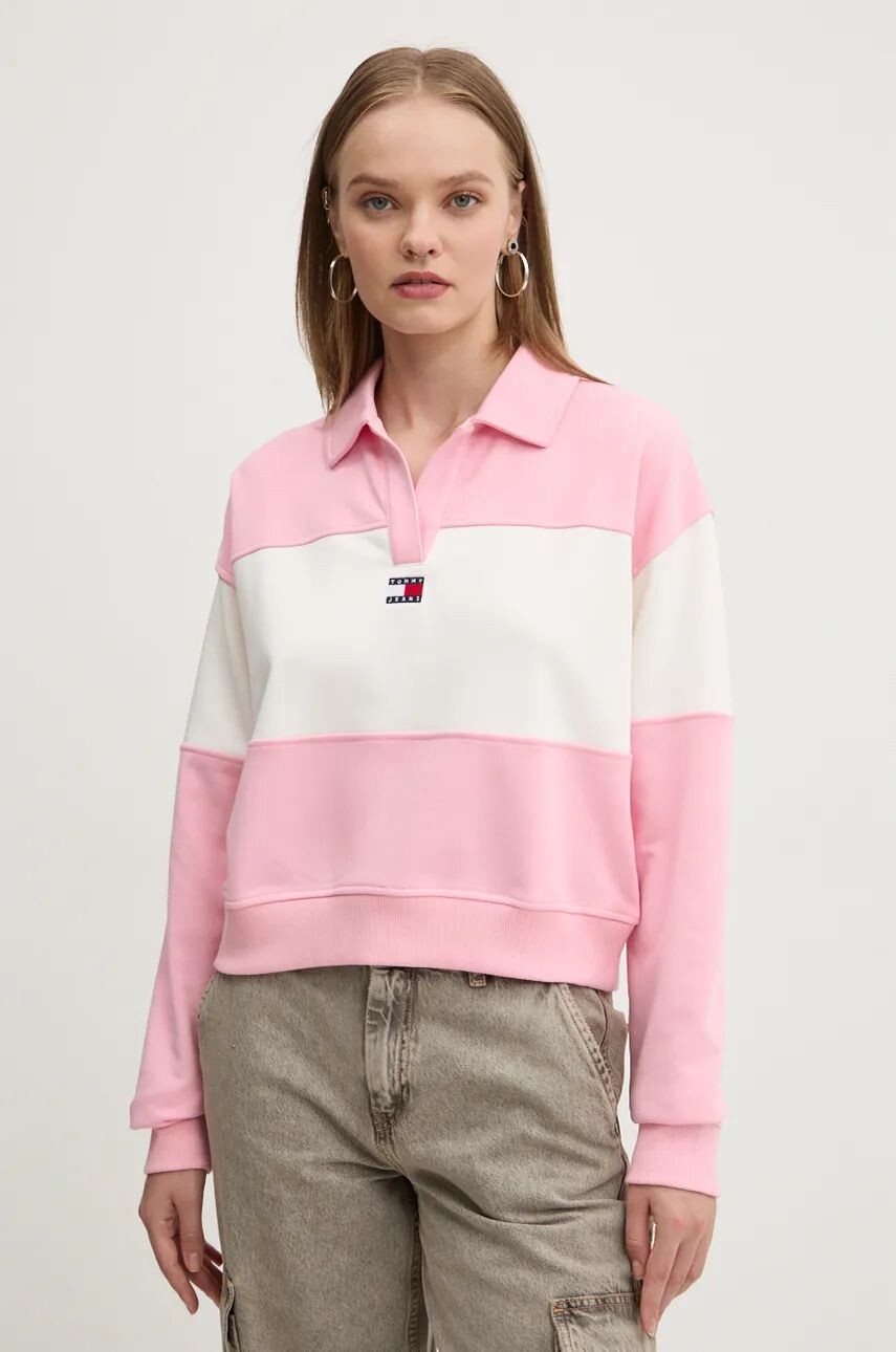 

Толстовка Tommy Jeans, розовый