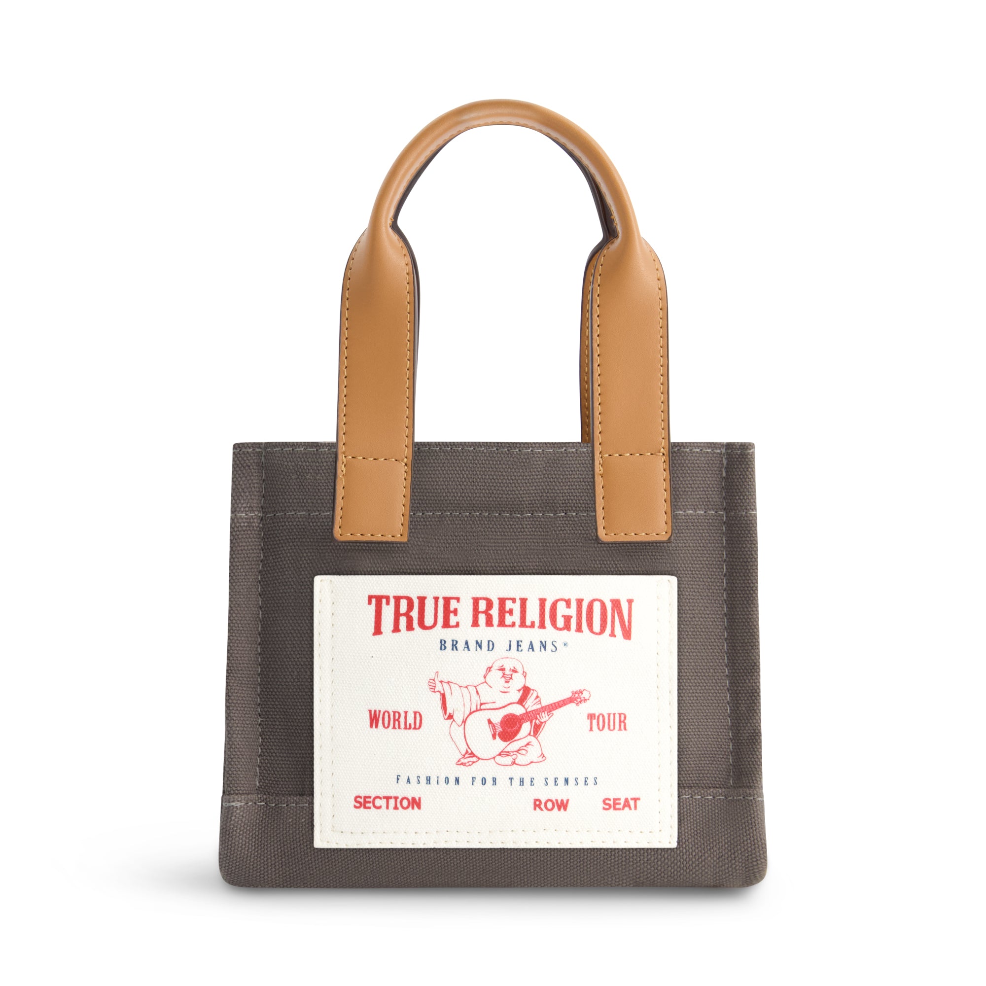 

Мини-тоут True Religion, серый