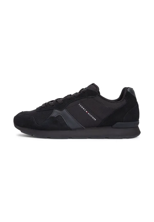 Кроссовки из рипстопа с комбинированной текстурой шипов Tommy Hilfiger, Black