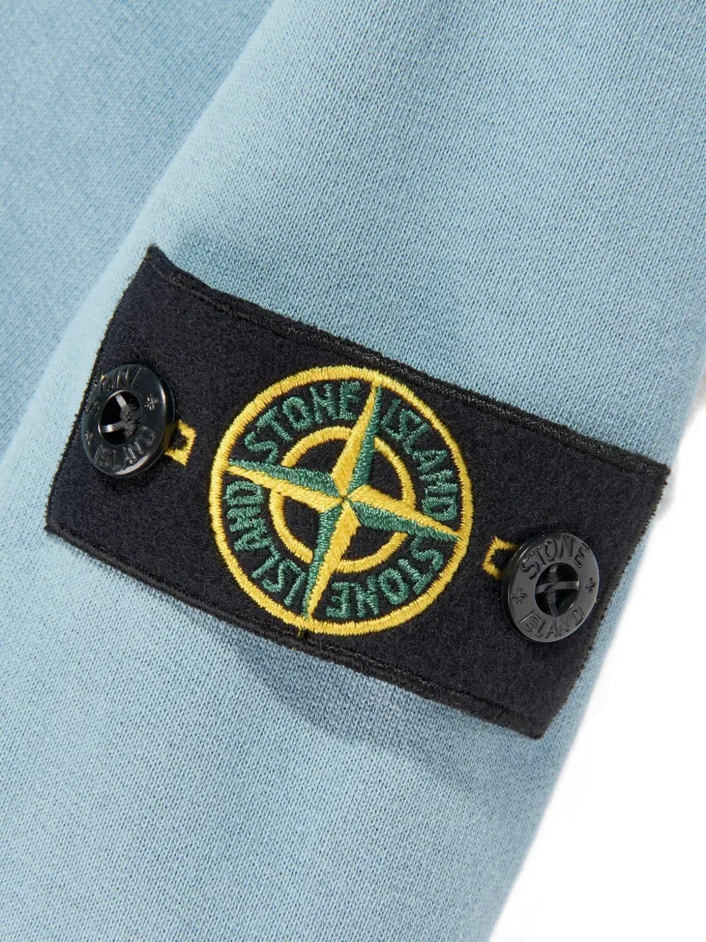 Толстовка на молнии Stone Island Junior, синий — фото 3