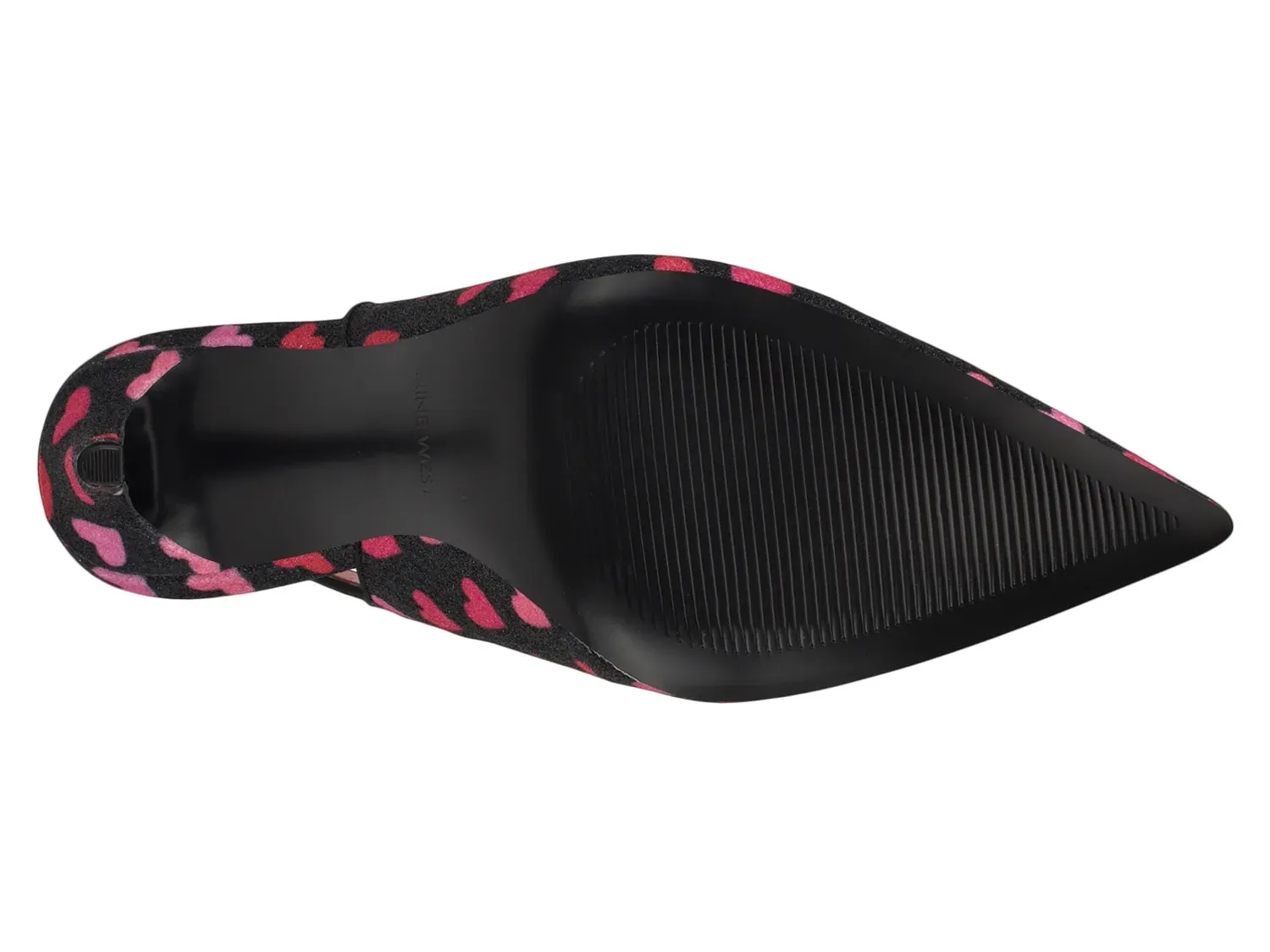 Туфли-лодочки Nine West Feather, черные/разноцветные сердца — фото 4