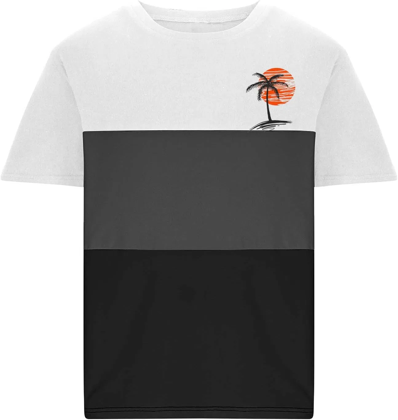 Футболка с принтом Coconut Palm, бренд Generic, цвет White, размерная линейка M-XXL — фото 3
