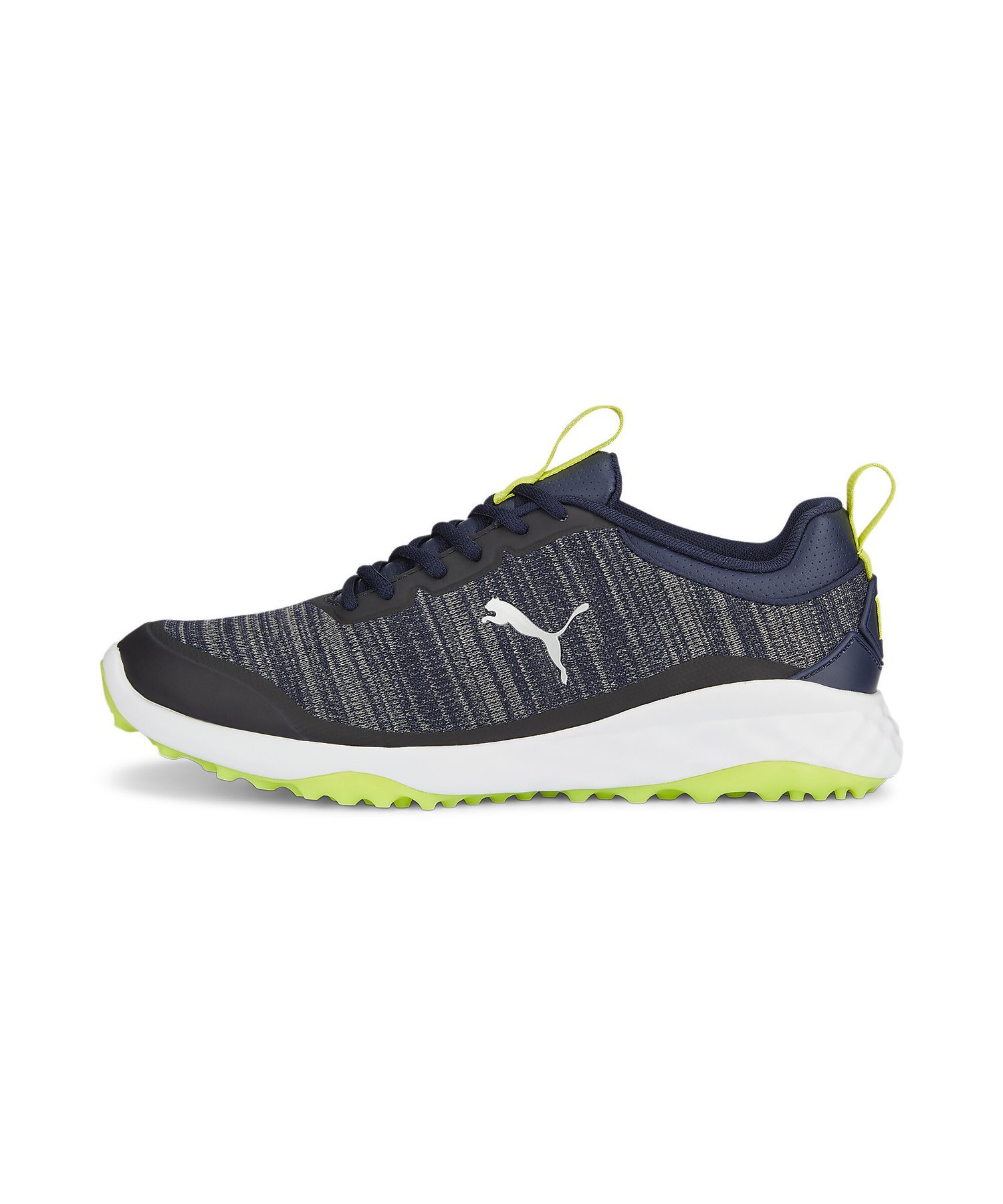 Мужские гольф-туфли Fusion Pro с резиновой подошвой и без шипов PUMA, PUMA Navy-PUMA — фото 2