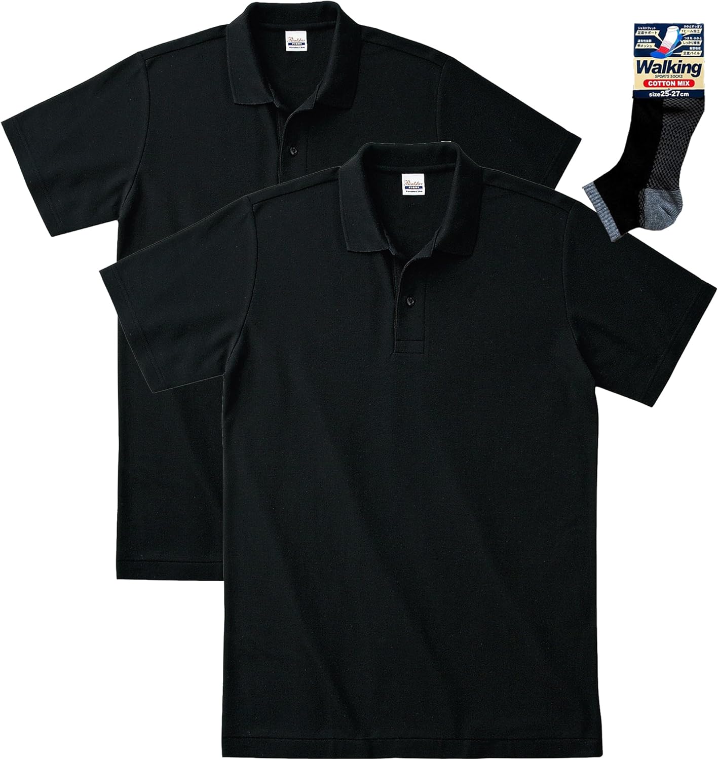 

Мужская поло-рубашка Printstar 00193-CP с коротким рукавом, плотность ткани пике 4,9 унции, повседневная, черный