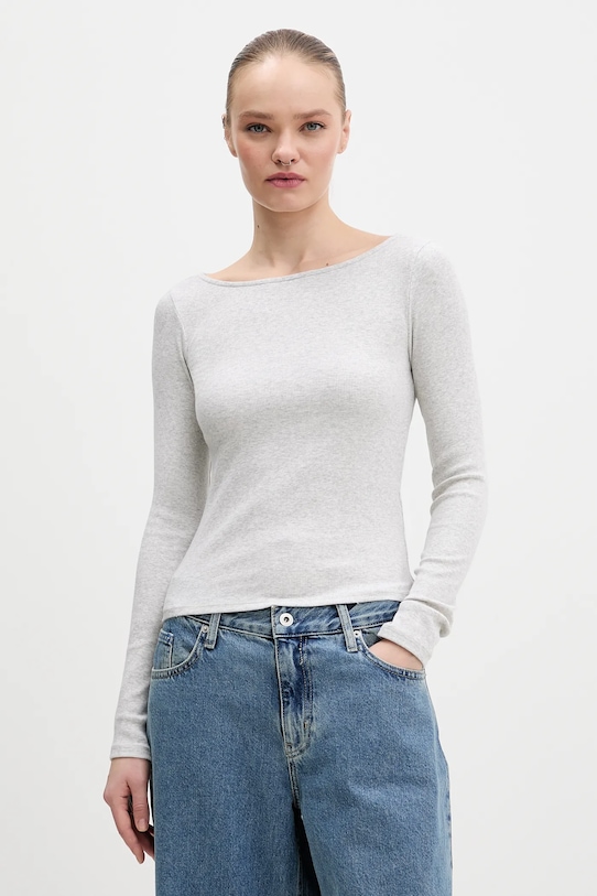 

Лонгслив Hollister Co., серый