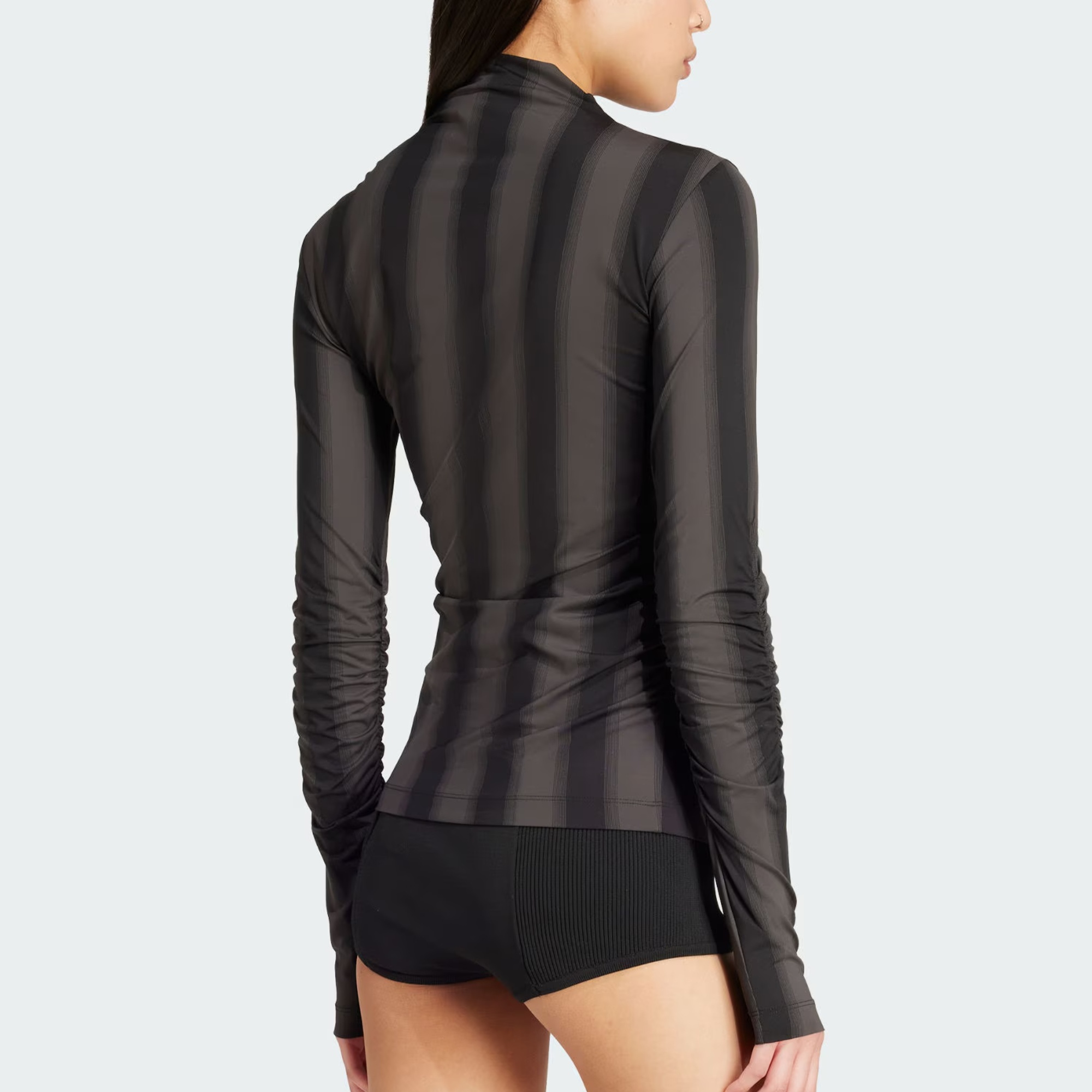 Футболка Adidas Striped с длинным рукавом Adidas Originals, черный — фото 3