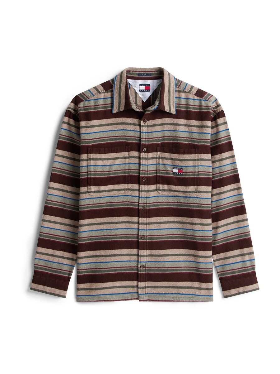 

Рубашка на пуговицах классического кроя Tommy Jeans, капучино