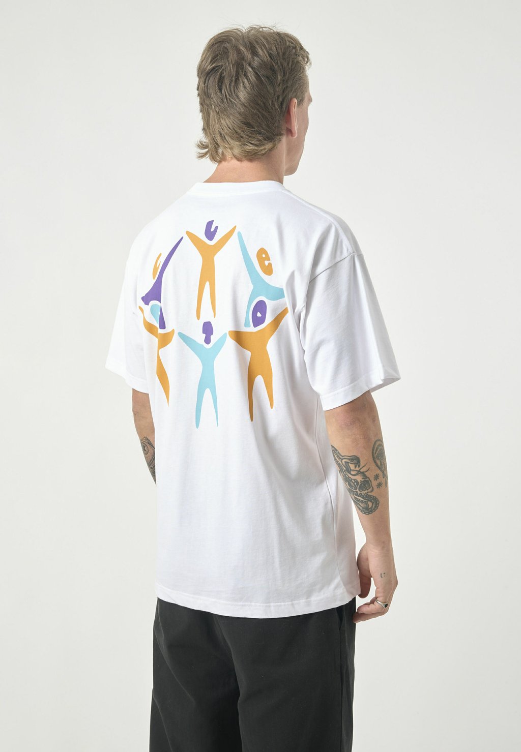 

Футболка с принтом T-SHIRTS CLASSIC TEE GATHERING Cleptomanicx, белый