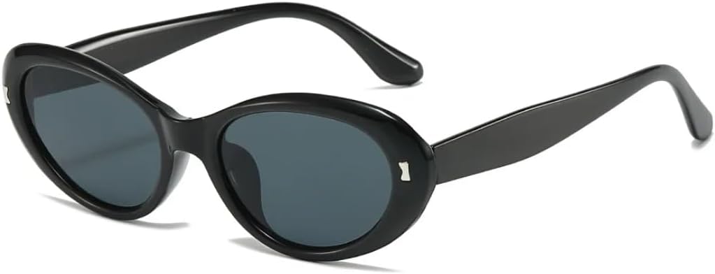 

Солнцезащитные очки с защитой UV400 | Круглые, градиентные, овальные, в стиле панк | для женщин и мужчин, для занятий спортом на открытом воздухе и вождения (красный, зеленый) LXLHWN, Black Black