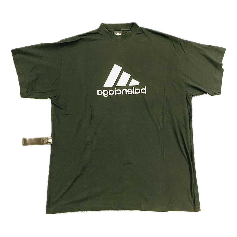 

Футболка Balenciaga x adidas Reverse T-shirt 'Green', зеленый