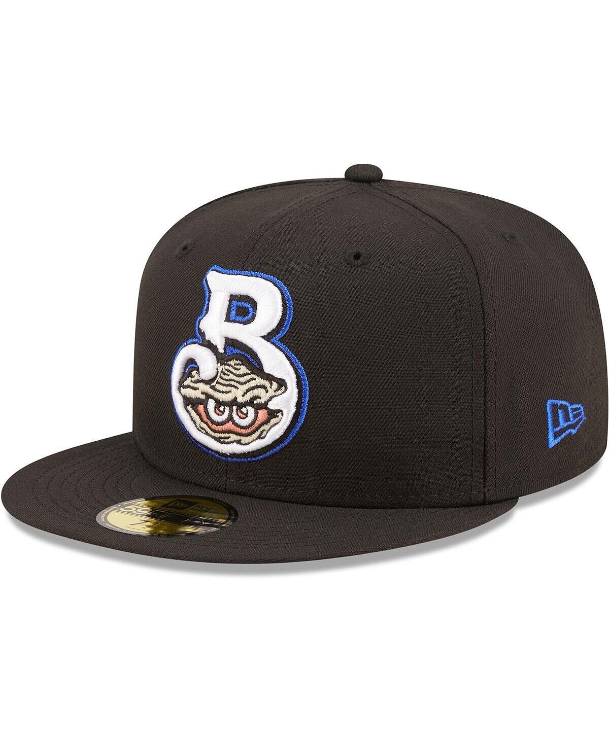 

Мужская черная приталенная шляпа Biloxi Shuckers Authentic Collection 59FIFTY New Era