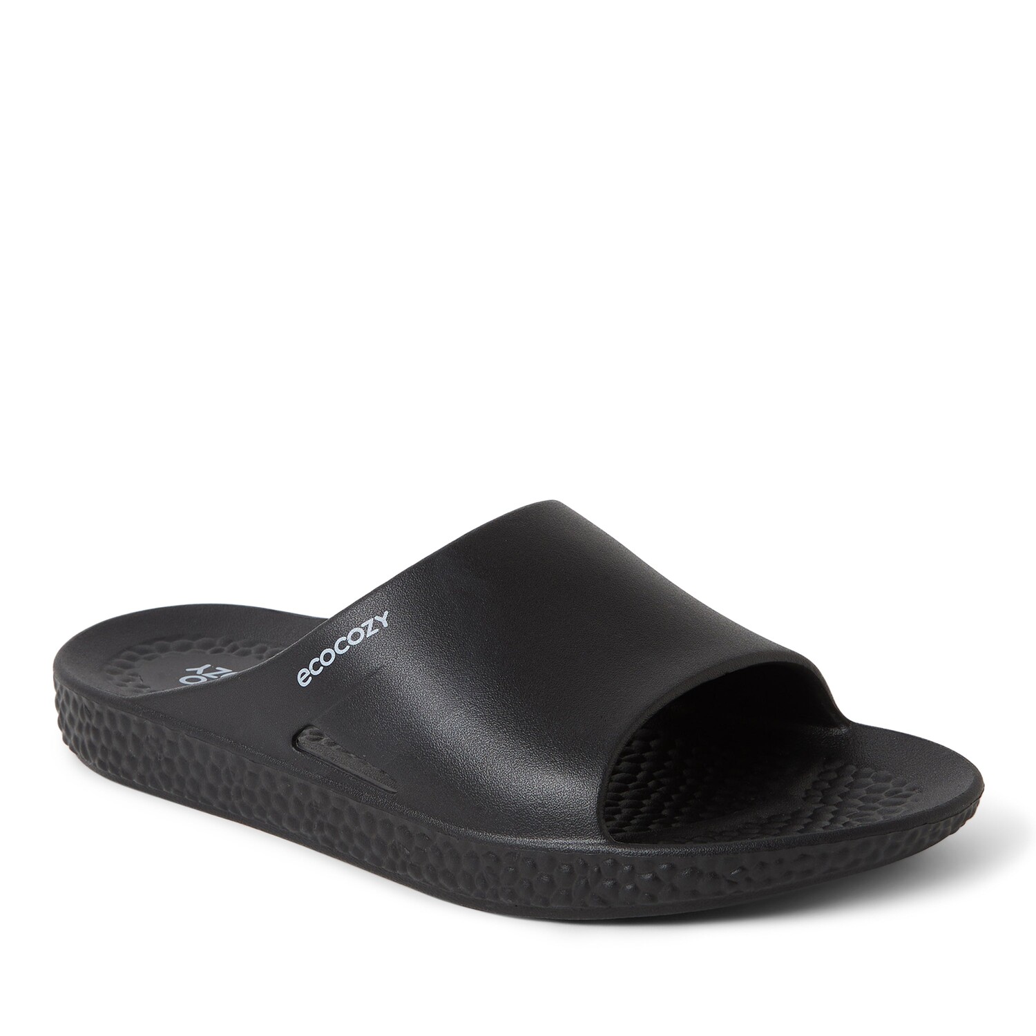 

Женские экологически чистые комфортные шлепанцы Dearfoams EcoCozy, черный