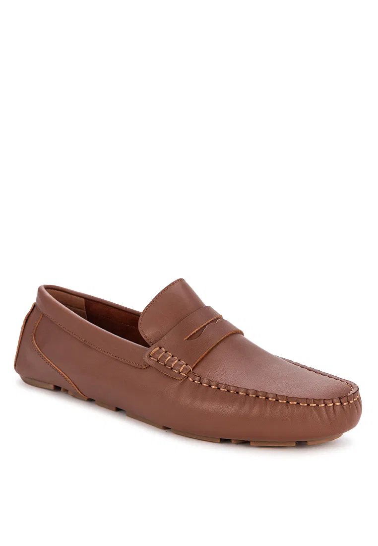Мужские лоферы Davenport, коричневые, Penny Loafers Sperry — фото 2