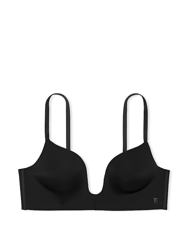 Бюстгальтер с глубоким вырезом на спине Victoria'S Secret Bare, black — фото 3
