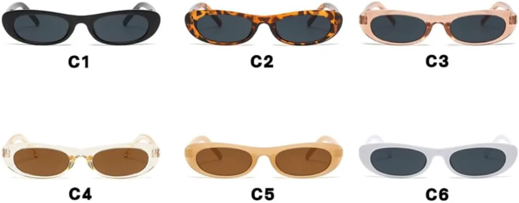 

Солнцезащитные очки с защитой UV400 | Маленькая оправа | Линзы конфетных цветов для занятий спортом на открытом воздухе и вождения DSVIGF, Champagne Gray