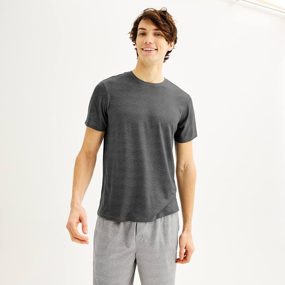 

Мужская супермягкая пижамная рубашка с круглым вырезом Sonoma Goods For Life, цвет Medium Gray Sd