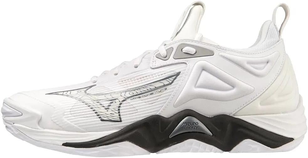 Мужские волейбольные кроссовки Mizuno Wave Momentum 3, белый/черный — фото 2