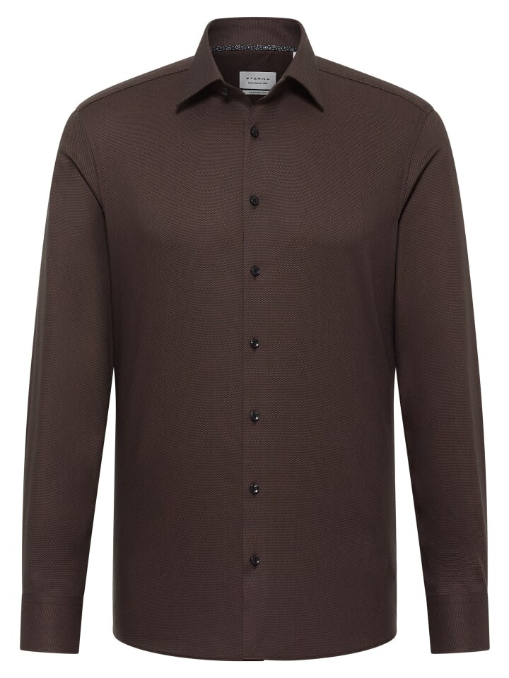 

Рубашка Eterna Hemd SLIM FIT, темно-коричневый