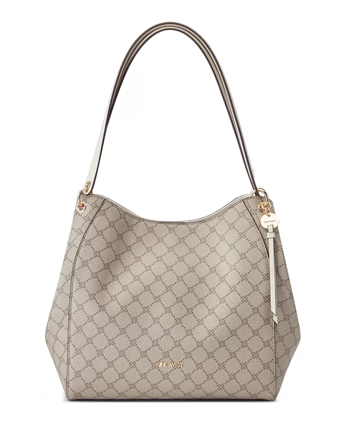 

Большая сумка Meara Carryall Nine West, коричневый/бежевый