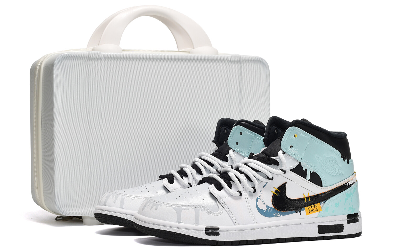 

Кроссовки Vintage Jordan Air Jordan 1, голубой/белый