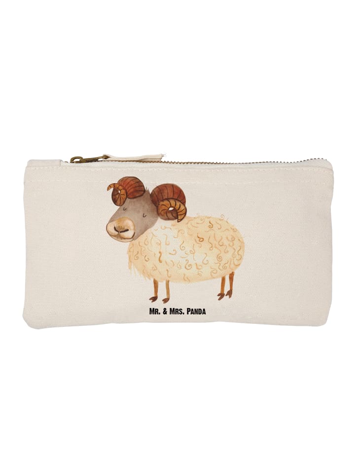 

Mr. & Mrs. Panda Белая тканевая сумка со знаком зодиака Овен, без надписи