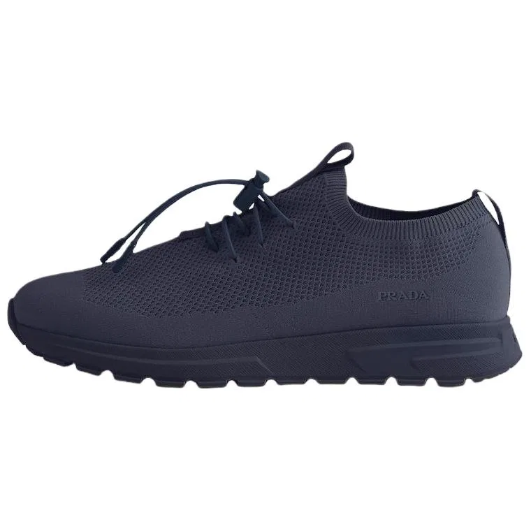 Кроссовки повседневные низкие PRADA Marine Blue