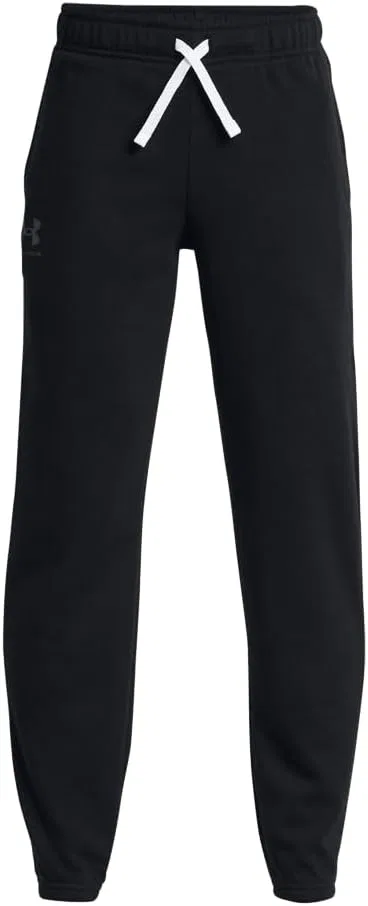 Детские спортивные штаны Under Armour Rival Terry Joggers, (001) Black//Castlerock