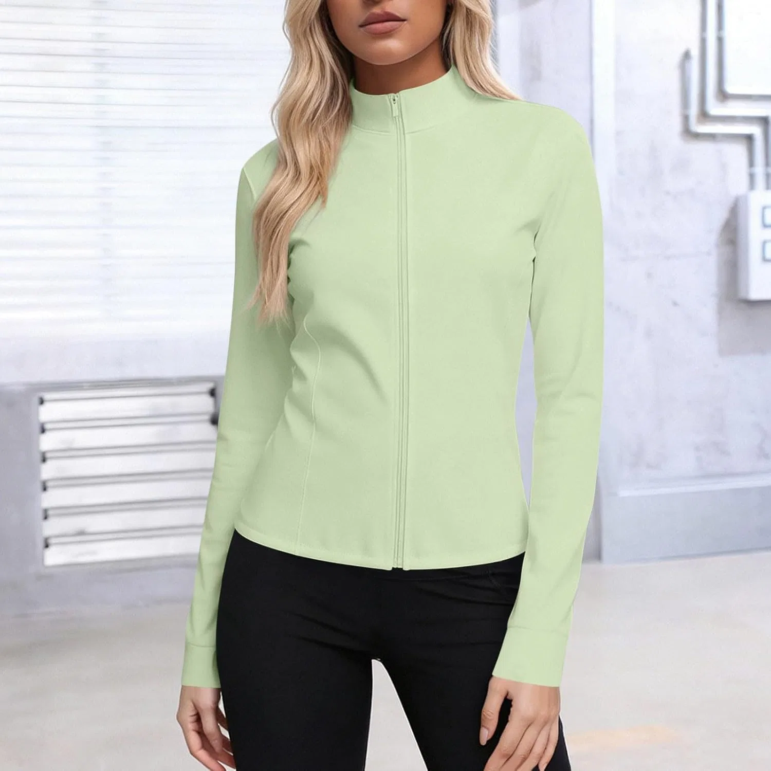 Женская куртка UPF 50+, Generic, Mint Green — фото 2