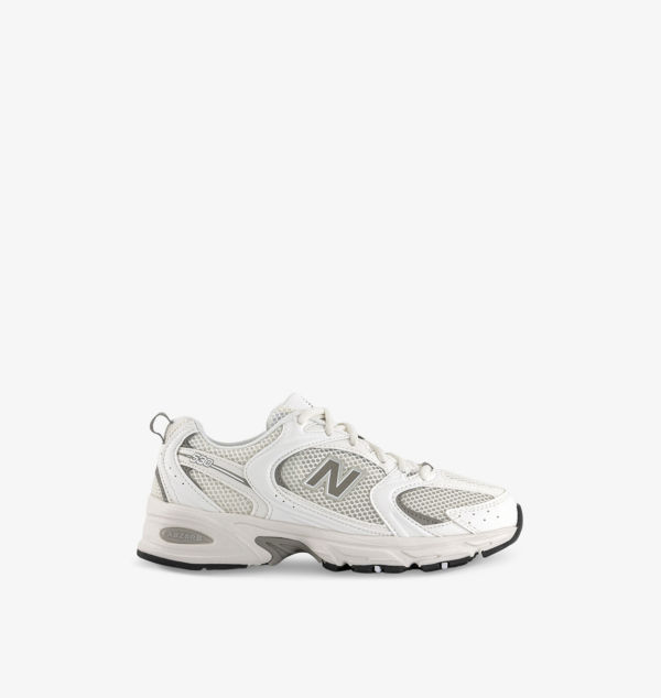 Низкие кроссовки Mr530 из кожи и сетки New Balance, бежевый