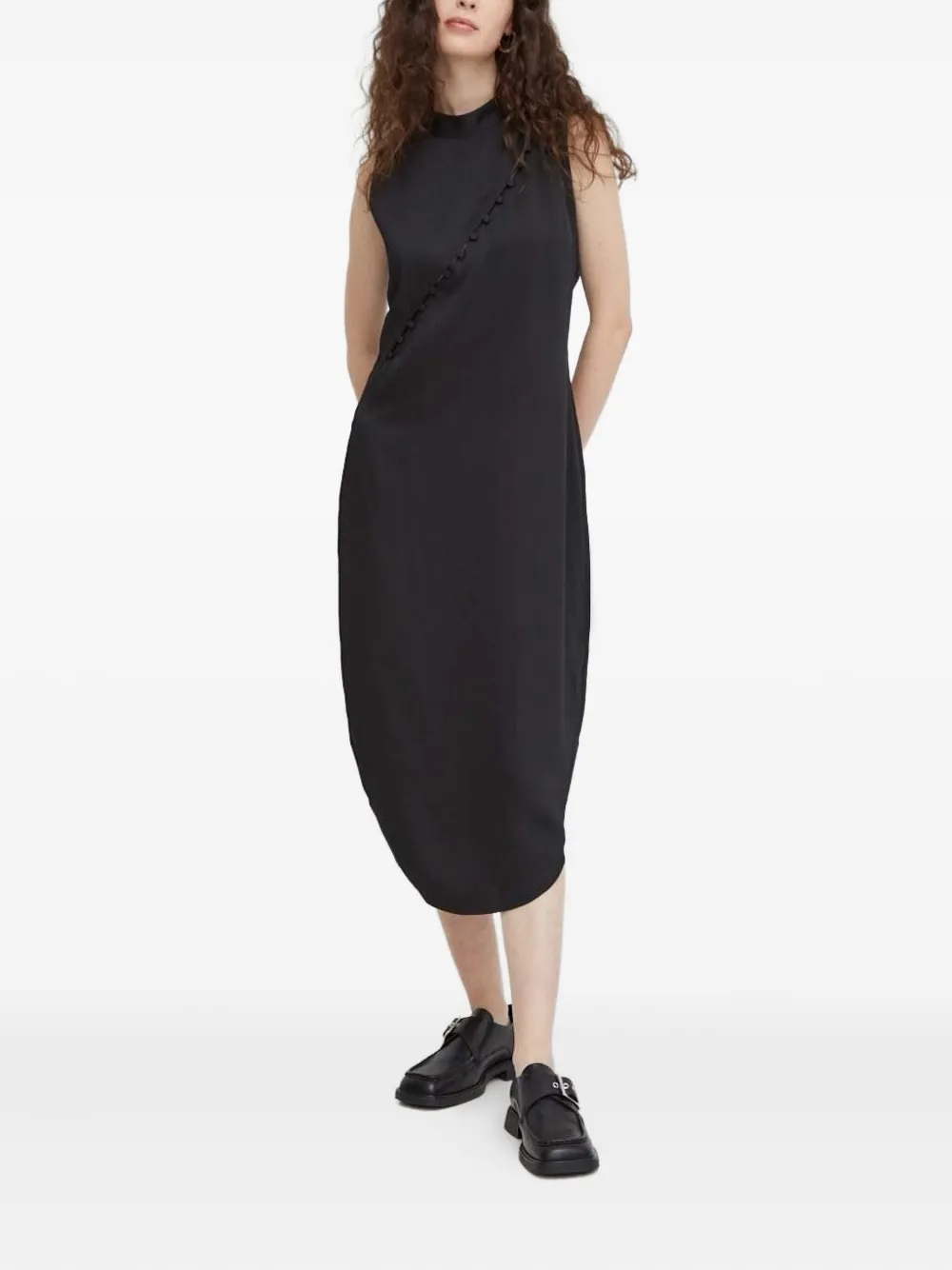 

Платье асимметричного кроя Bruuns Bazaar, черный