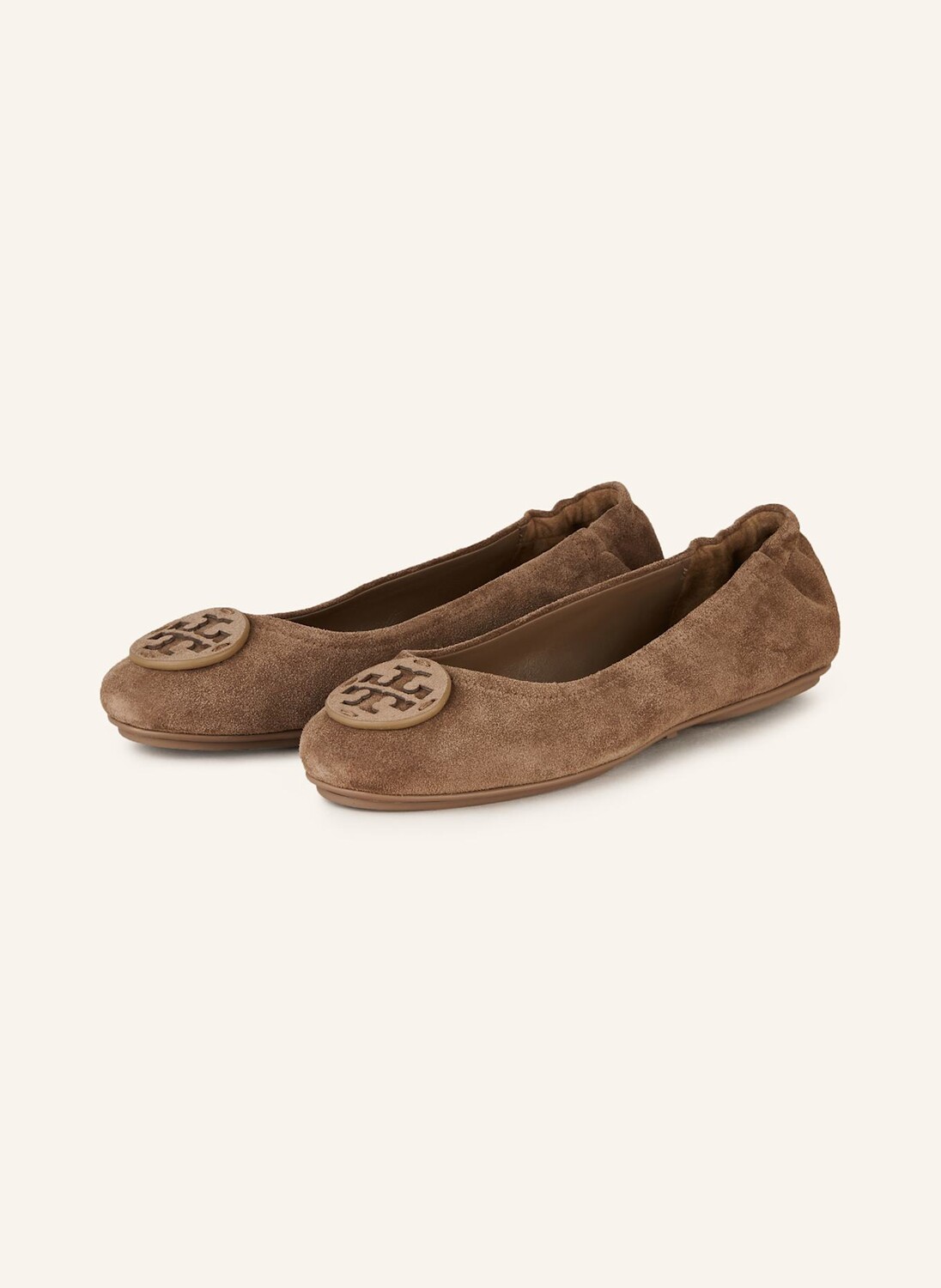 

Балетки Минни Tory Burch, коричневый