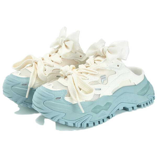 Тапочки bianco mule slippers 'white blue' Fila Fusion, синий — фото 2