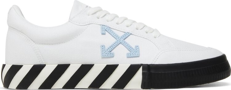 

Кроссовки Off-White Vulc Sneaker 'White Black Light Blue' 2023, белый, Белый;серый, Кроссовки Off-White Vulc Sneaker 'White Black Light Blue' 2023, белый