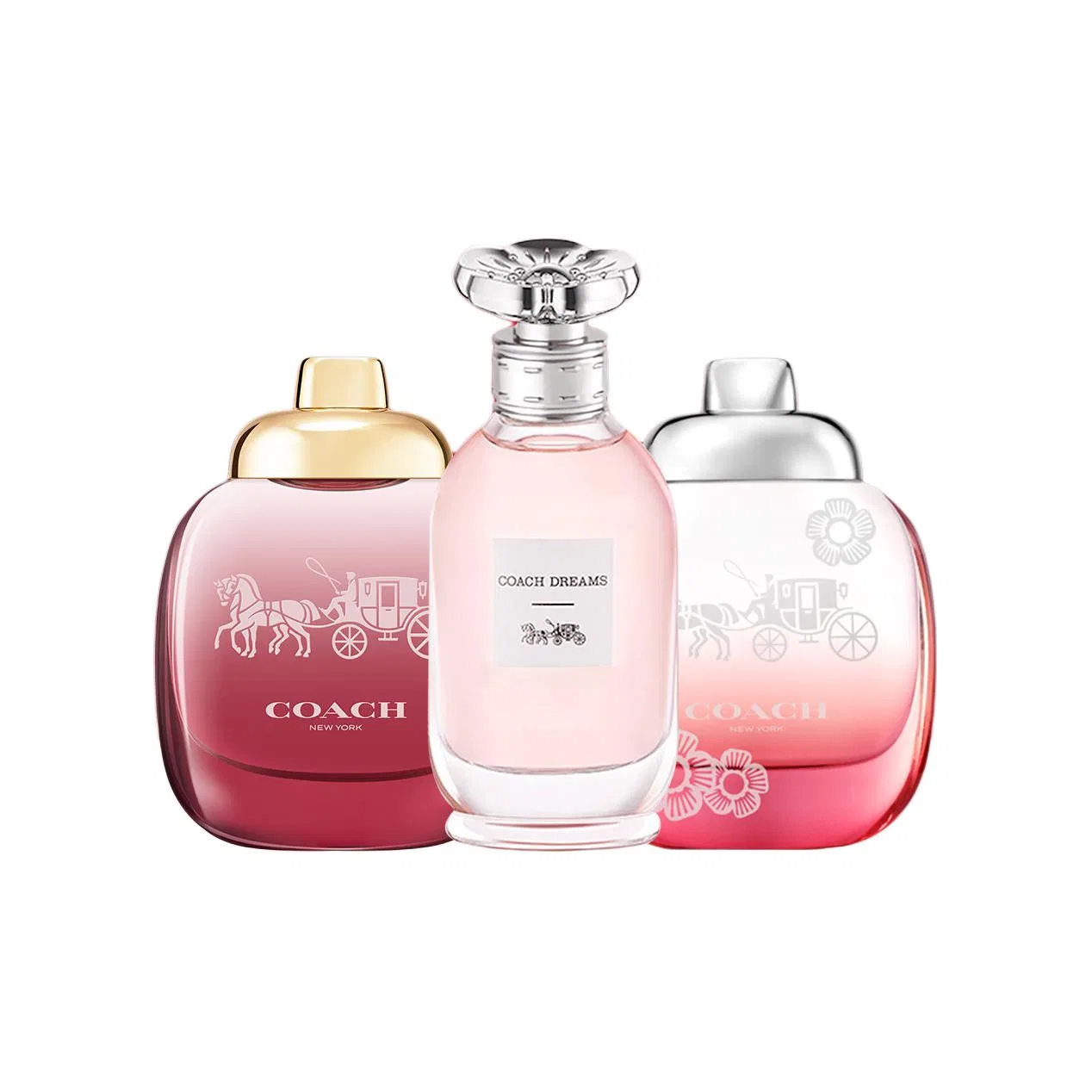 Набор пробников женской парфюмерии COACH Fragrant And Elegant Dream Journey Perfume By Rose Sample Sets Eau De Parfum EDP Fragrant Pear Gardenia 4.5ml