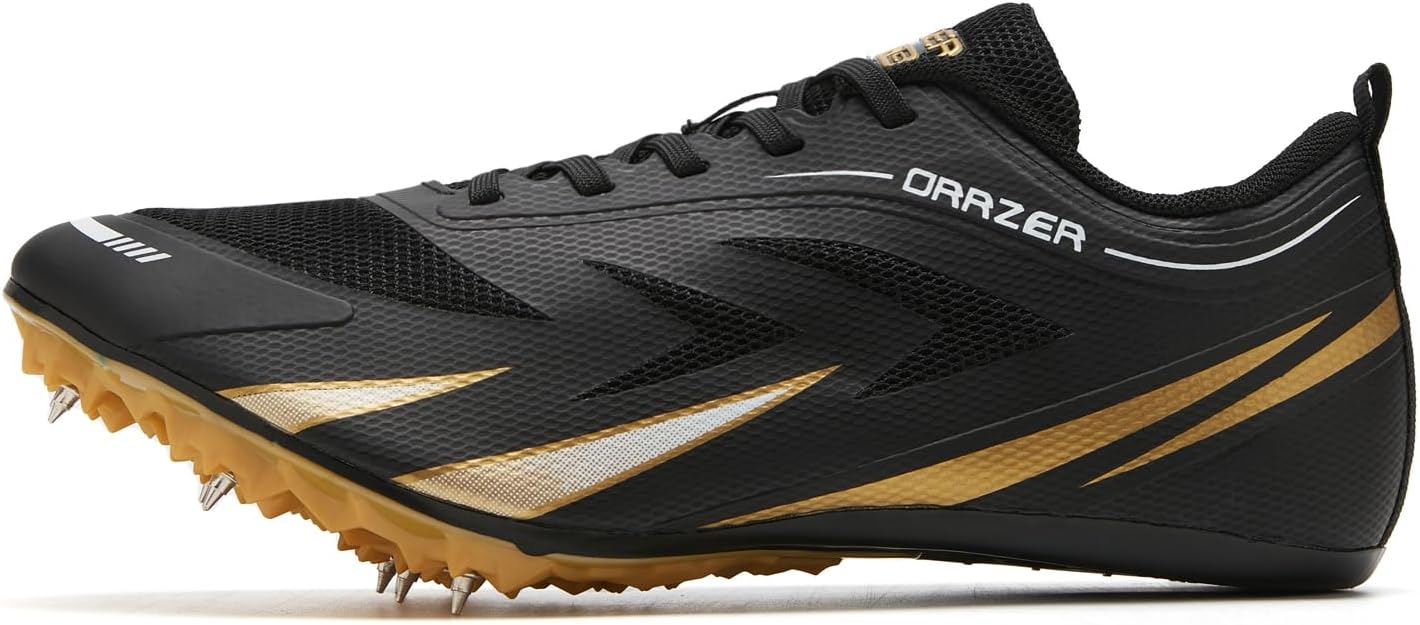 

Шипучие кроссовки для легкой атлетики для мужчин и женщин Orrzer, белый/черный/золотой