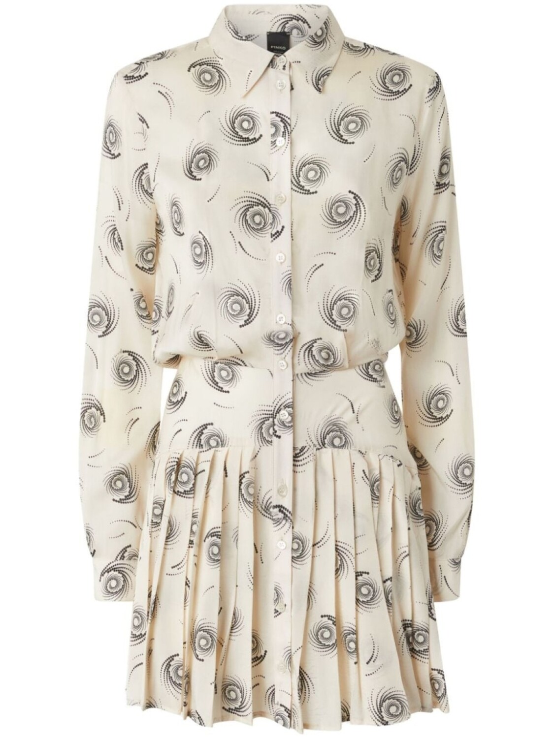 

PINKO платье мини Scalise, нейтральный цвет