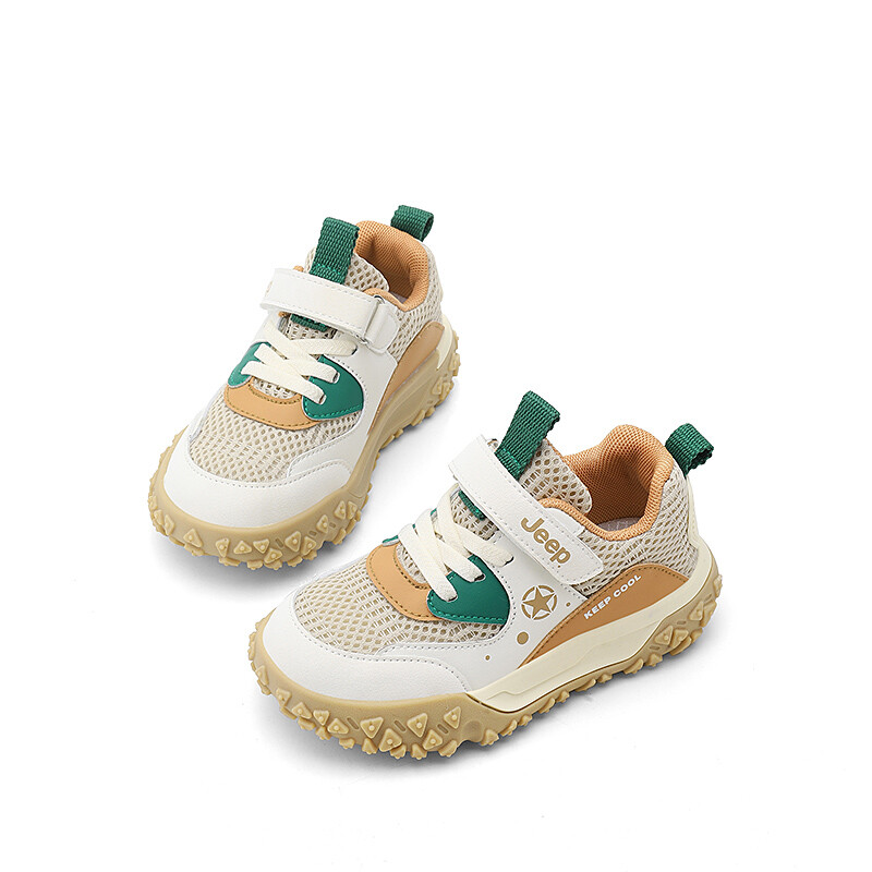 Кроссовки Jeep Toddler Shoes TD Low-top Khaki, хаки — фото 4