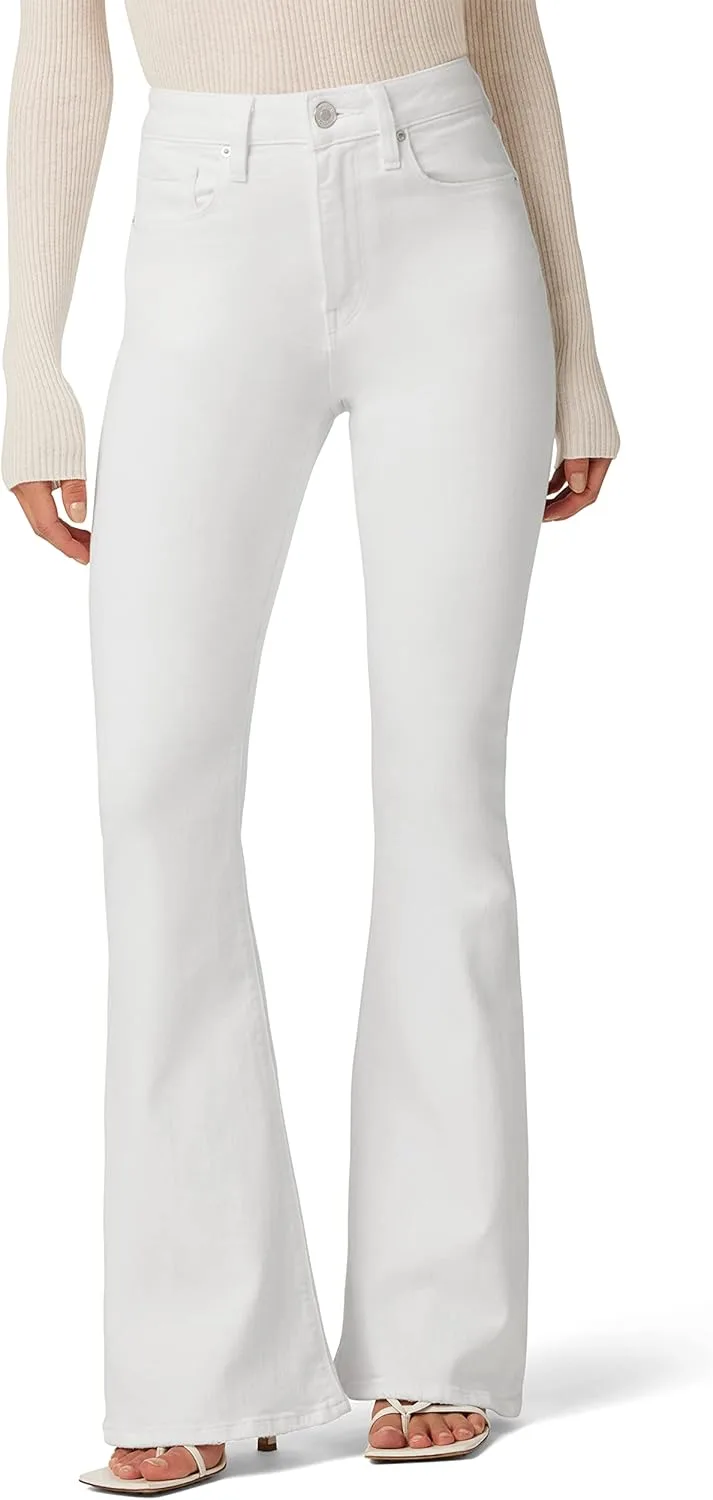 

Hudson Womens Holly High-Rise Petite Flare Jean