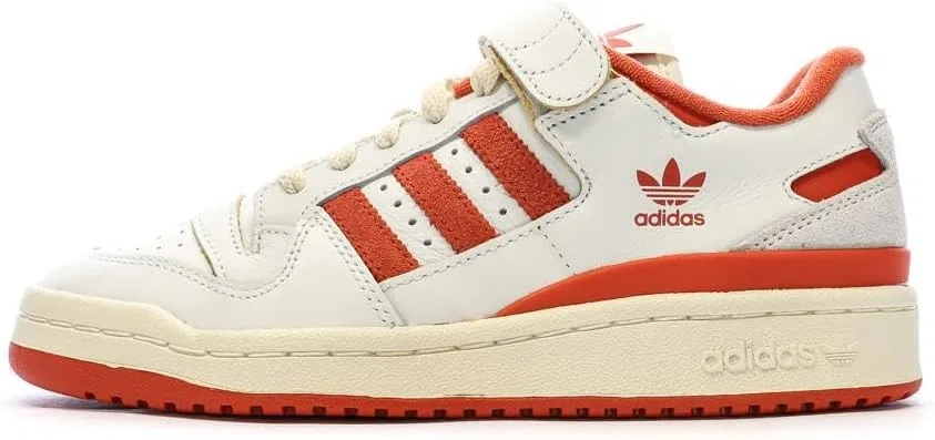 Мужские кроссовки Adidas Forum 84 бело-красного цвета
