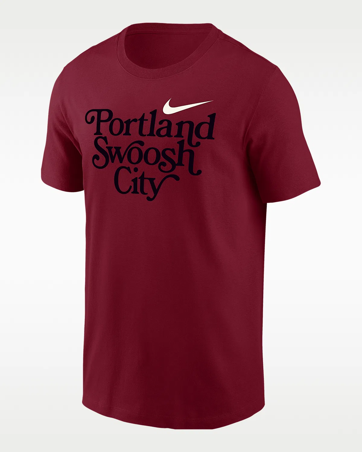 Мужская футболка с коротким рукавом Nike Swoosh Cities Portland, Team Crimson