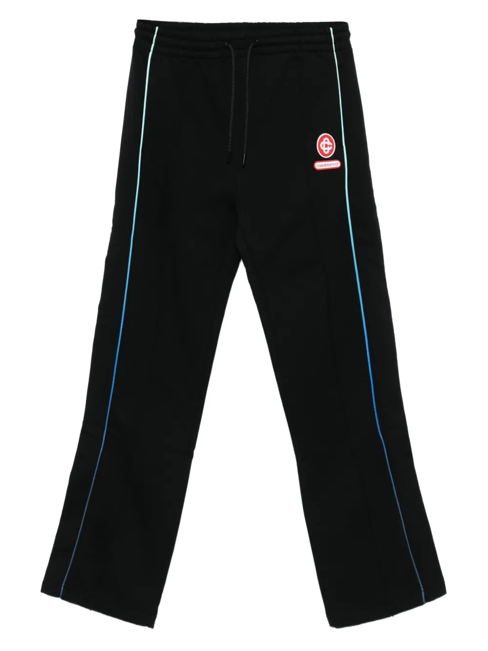 

Брюки с боковыми лампасами и эластичным поясом CASABLANCA, черный