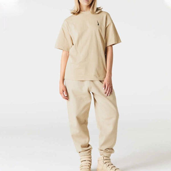Футболка Nike x Billie Eilish Crossover SS22 Solid Color Loose Cozy Short Sleeve Asia Edition Couple Style Brown, мультиколор — фото 3
