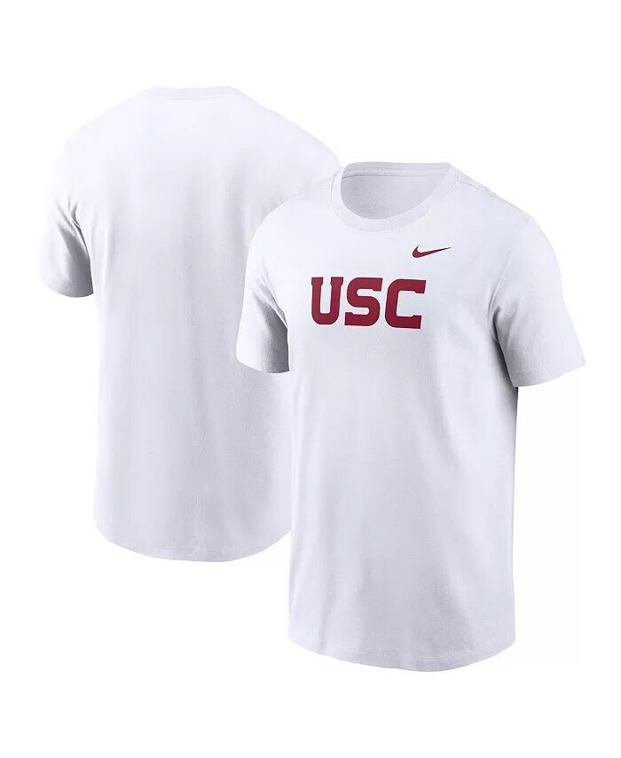 

Мужская белая футболка USC Trojans Primetime Evergreen с надписью Nike