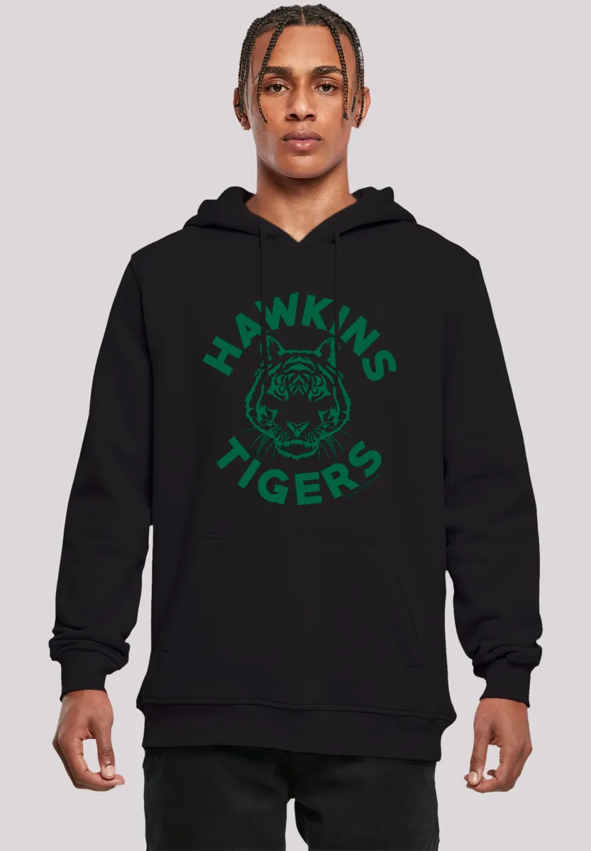 

F4NT4STIC Толстовка "Stranger Things Hawkins Tigers Netflix TV Series", премиальное качество, черный